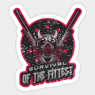 SURVIVAL OF THE FITTEST Sticker